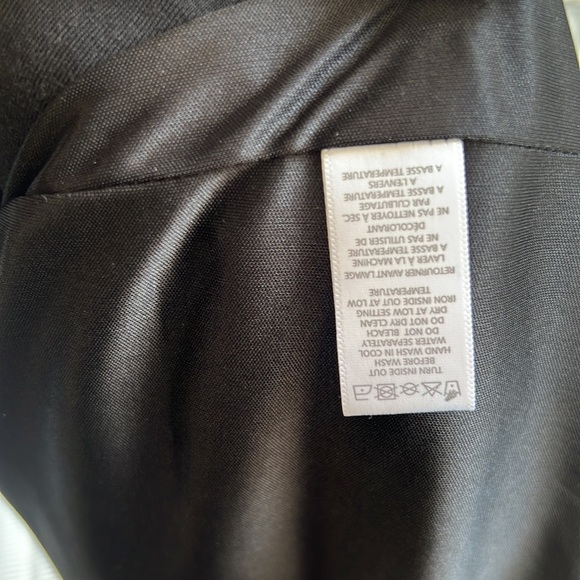 Black drape back grommets dress sizeSP - Picture 6 of 6